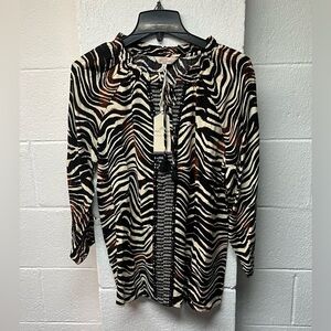 Casa Cabana Blouses for Women. Zebra XS
